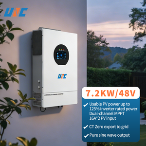 มาตรฐาน UL1741 สหรัฐอเมริกา 7200 วัตต์ 110V 120V 240V 48V 51.2V ระบบไฮบริดเชื่อมต่อกริดแบบเฟสเดียวและสองเฟส MPPT ประสิทธิภาพ 95% 360 ESS1-7.2K1P-02-LV-FG U - Product Image 5