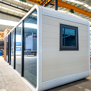 Tiny Apple Cabin, Casa Modular Prefabricada de Acero Ligero, Moderna y de Lujo, Portátil, de 20 y 40 Pies, Acústica, con Cocina y Sala de Estar - Product Image 2