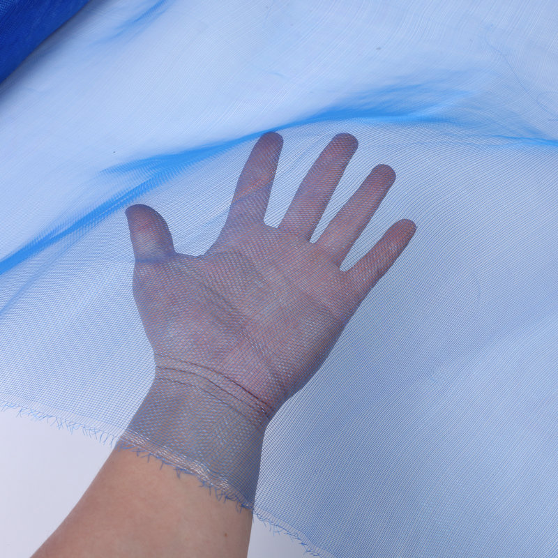 Factory Wholesale Blue White Floral PE Lightweight Well-ventilated Mosquito Mesh Window Screen Insect-proof Net With 20-22 Mesh · image 4