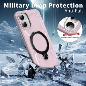 Coque de téléphone blindée robuste pour <span class=keywords><strong>iPhone</strong></span> 16E 16 Pro Max 15 14 13 12 11 Pro <span class=keywords><strong>XS</strong></span> Max XR 7 8 Plus housse de béquille magnétique - Product Image 3