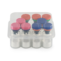Poudre lyophilisée de peptide GHK avec collagène et acide hyaluronique 2 en 1, soin éclaircissant du visage, flacon de 0,5 g