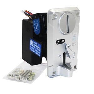 Aceptador electrónico 133A para juegos que funcionan con monedas Multi-Coin Arcade Redemption Ticket Mecanismo Selector 12V Voltaje Inglés - Product Image 1