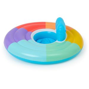 Arc-en-ciel bébé siège de piscine gonflable siège de bain flotteur <span class=keywords><strong>bateau</strong></span> pour enfants piscine flottant robuste gonflable enfants anneau de bain - Product Image 2