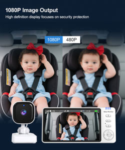 กล้องติด<span class=keywords><strong>รถ</strong></span>ยนต์สำหรับเด็กหน้าจอ IPS 5นิ้ว1080P ระบบเสียงสองทางระยะ300เมตรจอภาพด้านหลังแบบไร้สาย - Product Image 5