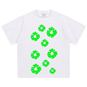T-shirt en coton à imprimé graphique pour homme, coupe décontractée, streetwear tendance, tissu doux et respirant pour un usage quotidien - Product Image 3