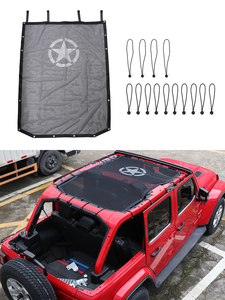 Lansun JL1320 jaring naungan matahari atap mobil, untuk <span class=keywords><strong>jeep</strong></span> wrangler JL 2018 + 4 pintu - Product Image 5
