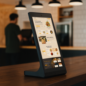 10-дюймовый планшет на Android RK3566 с двумя камерами, универсальная настольная подставка, емкостный экран, 4G, OEM, <span class=keywords><strong>3</strong></span> года гарантии, 2x32 ГБ, для гостиниц и конференций - Product Image 2