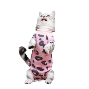 ชุดฆ่าเชื้อสำหรับแมวเสื้อผ้ากันเลียสำหรับสัตว์เลี้ยงดีไซน์น่ารัก - Product Image 1