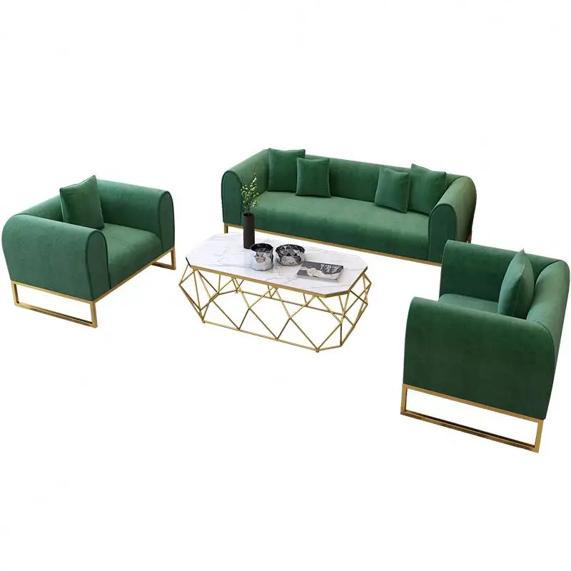 Nordic style studio iron sofa set furniture living room clothing store beauty salon ins breeze light luxury sectional sofa