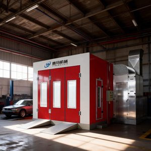 Cabine de peinture automobile <span class=keywords><strong>à</strong></span> infrarouge <span class=keywords><strong>à</strong></span> économie d'énergie avec certification CE pour atelier de réparation automobile - Product Image 2