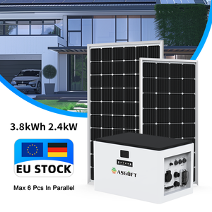 Sistema de Energía Solar Portátil para Exteriores, Disponible en la UE, 3.8kWh 7.6kWh 11.4kWh, Todo en Uno, Batería para Balcón, Sistemas de Almacenamiento de Energía Solar - Product Image 1
