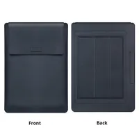 3 en 1 tapis de souris support de support en cuir PU sac de rangement pour ordinateur portable manchon pour Macbook Air 15 13 pouces étui de protection pour ordinateur