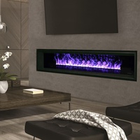 Cheminée décorative de qualité supérieure, Design de luxe, pas de chaleur, vapeur d'eau 3D, foyer à vapeur électrique