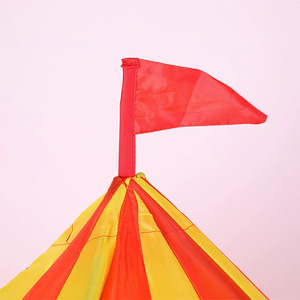 Carpa Infantil Tipo Yurta de Circo, 100x135cm, Plegable, Casa de Juegos Interior, Unisex - Product Image 3