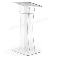 Pupitre de Tribune en Acrylique Transparent Personnalisé de Haute Qualité pour Église, Vente en Gros