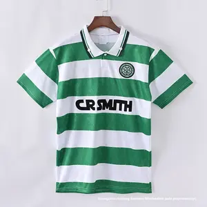 कस्टम उच्च गुणवत्ता वाले पुरुषों की रेट्रो फुटबॉल जर्सी घर और दूर खिलाड़ी फुटबॉल खिलाड़ी - Product Image 6