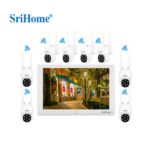 2025 Srihome NVS009 + 8 * IPC030 Wifi NVR 10.1 pollici schermo LCD 1080P 8 canali Wireless sicurezza CCTV NVR KIT sistema di sorveglianza - Product Image 2
