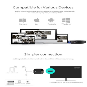 G5 Bluetooth thu phát wifi không dây Dongle Transmitter với không dây HDMI TV Dongle <span class=keywords><strong>Receiver</strong></span> <span class=keywords><strong>Airplay</strong></span> cho Android TV Stick - Product Image 5