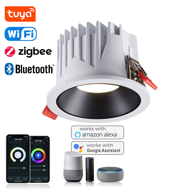 High End Minimalist Eco-Friendly Indoor Home Office Mall School Commercial Aluminum White DALI System Smart Home Lights 10W LED