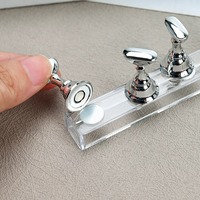 Support d'entraînement avec pâte réutilisable, 5 supports magnétiques pour ongles, pour présentation d'ongles à presser, faux ongles, pour débutants en manucure DIY