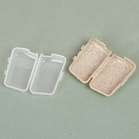Étui de Protection Portable Transparent pour Brosse à Dents, Anti-Poussière en Bambou, Idéal pour le Voyage