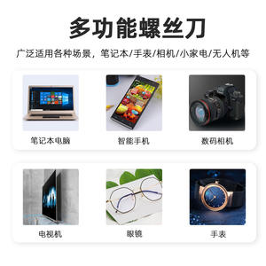 Destornillador de bolsillo multifuncional de 10,5 cm con punta plana, herramienta tipo llavero con diseño antideslizante y tapa protectora - Product Image 4