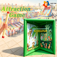 Kit de jeu gonflable publicitaire personnalisé pour enfants et adultes : Bâton de capture pliable pour réactions rapides – Jeux de carnaval