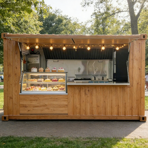 Conteneur mobile de restauration, cuisine commerciale, camion-restaurant, remorque de restaurant, bar de rue, bureau extérieur multifonctionnel - Product Image 1