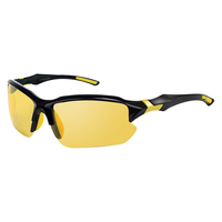 Lunettes de soleil de sport d'extérieur pour hommes et femmes, personnalisables, verres polarisés transfrontaliers, monture intégrale, sangle réglable, protection UV %