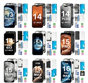 ติดตั้งง่าย หน้าจอ OLED ความสว่างสูง พร้อมชิป IC แบบพกพา สำหรับ <span class=keywords><strong>iPhone</strong></span> 12 <span class=keywords><strong>13</strong></span> 14 15 16 17 <span class=keywords><strong>Pro</strong></span> Max Plus 16E 17E อะไหล่เปลี่ย<span class=keywords><strong>น</strong></span> - Product Image 1