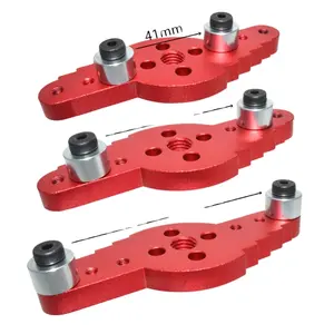 FactoryVertical Pocket Hole Jig 6/8/10mm lavorazione del legno tassello autocentrante trapano guida Kit localizzatore di perforazione del legno perforatore