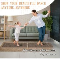 Piste de danse à claquettes en bois personnalisée, planche à claquettes pour la danse, piste de danse portable rembourrée de grande taille