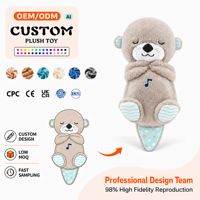 Peluche Lapin Interactif IA Personnalisable : Histoires, Musique et Sons pour le Sommeil – Tissu Coton – Jouet IA Personnalisé