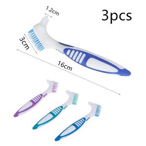 Cepillo de limpieza para dentaduras postizas en cuatro colores, pequeño, económico, para productos dentales. - Product Image 2