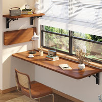 120 cm modernes faltbares Holzhandwerk-Set Wand-Schreibtisch-Arbeits platte Weint isch Eleganter Klappstuhl Praktikabilität Funktional ität
