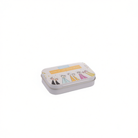 Boîte Cadeau en Étain Libre Forme Personnalisée Aire Praline Bonbons au Chocolat Italie Étiquette Blanche Promotionnel Cadeau de Mariage Faveur de Mariage Produit Alimentaire de Noël AL573