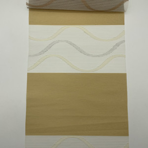 Bicolor Rèm Cuốn Vải Dệ<span class=keywords><strong>t</strong></span> Hoa Đường Lượn Sóng Mỏng Vải Rèm Ngựa Vằn 100% Polyester - Product Image 2