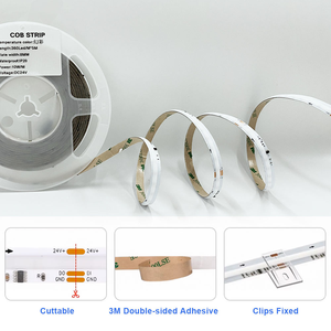 Bande LED COB RVB IC WS2811 en gros, 420 LED/m, adressable RGBIC FCOB, ruban numérique flexible, <span class=keywords><strong>prix</strong></span> usine pour projets OEM ODM - Product Image 3