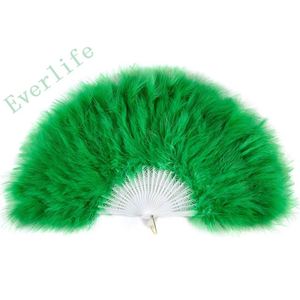 <b>Personalised</b> Elegant <b>Fan</b> Hand Stage Performance Feather Multi-Color Custom Folding Hand <b>Fan</b> - Product Image 6