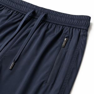 <span class=keywords><strong>Pantaloni</strong></span> Sportivi da Donna Personalizzati OEM a Vita Alta, Stile Lusso, <span class=keywords><strong>con</strong></span> Striscia Laterale Bicolore, Apertura <span class=keywords><strong>con</strong></span> Zip <span class=keywords><strong>alla</strong></span> <span class=keywords><strong>Caviglia</strong></span>, in Misto Nylon Tecnico - Product Image 4