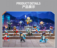 Authentique POPMART Blizzard Overwatch Play of the Game Series Boîte Mystère Scellée Figurine d'Action en PVC Ornement Vente en Gros