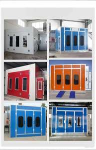 Cabine <span class=keywords><strong>de</strong></span> peinture automobile CE respectueuse <span class=keywords><strong>de</strong></span> l'environnement, chauffage électrique/<span class=keywords><strong>gaz</strong></span> naturel/diesel, éclairage LED - Product Image 2