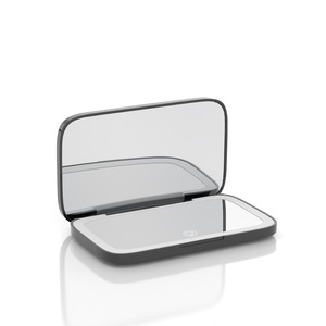 Mini espejo de tocador redondo recargable con logotipo personalizado, espejo de maquillaje LED de bolsillo iluminado, espejo de maquillaje Led - Product Image 3