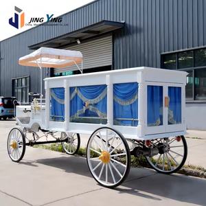 Westerse Cowboy Lijkwagen Houten Wagenstijl Voor Ranchbegrafenissen - Product Image 1