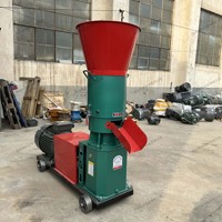 Nouvelle machine industrielle de fabrication de granulés d'aliments pour bétail et porcs, utilisant la paille et le maïs, dimensions 100x50x103, 100 kg