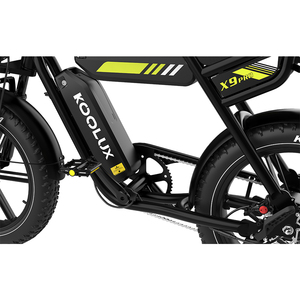 Vélo Électrique Fat Bike X9PRO 48V à Prix de Gros avec Porte-Bagages Arrière, 7 Vitesses, Pneus 20 Pouces, Double Batteries, Moteur Brushless, Autonomie 100-180KM - Product Image 4