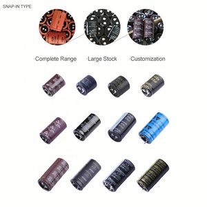 Tất cả các loạt <span class=keywords><strong>Snap</strong></span> trong nhôm tụ điện điện phân 25V 35V <span class=keywords><strong>63V</strong></span> 80V 200V 250V 400V 450V 500V 1-68000UF tụ nhà sản xuất - Product Image 2