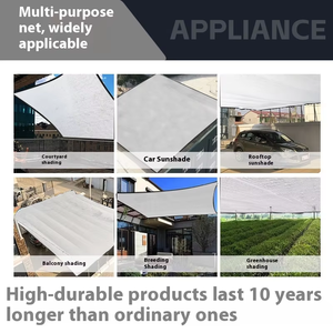 HDPE UV ổn định phản chiếu bóng Net bạc trắng mái ban công phòng mặt trời thịt Vườn Nhà Kính mặt trời bảo vệ dệt - Product Image 3