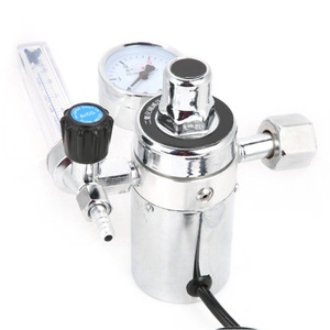 Régulateur de CO2 en laiton 36V 110V avec manomètre, réducteur de pression de dioxyde de carbone, débitmètre pour propane, gaz adapté - Product Image 3