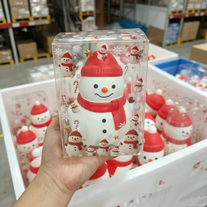 Elonna Christmas <b>Large</b> Snow Man Squishy <b>Toy</b> TPR <b>Soft</b> Stress Relief Sensory Fidget for 14 Years & up - Product Image 3
